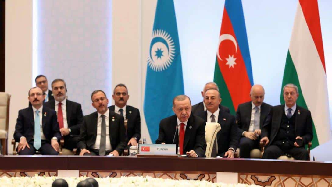 MINISTER ÖZER ATTENDED THE 9th SUMMIT OF THE ORGANIZATION OF TURKIC STATES WITH PRESIDENT ERDOĞAN