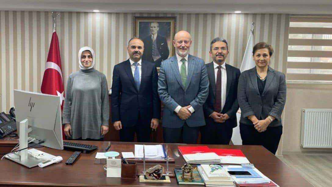 DIRECTOR GENERAL ÜNSAL MET WITH ROBERTSHAW,  CHIEF OF EDUCATION AT UNICEF TÜRKİYE, AND UNIT MANAGER BULDU