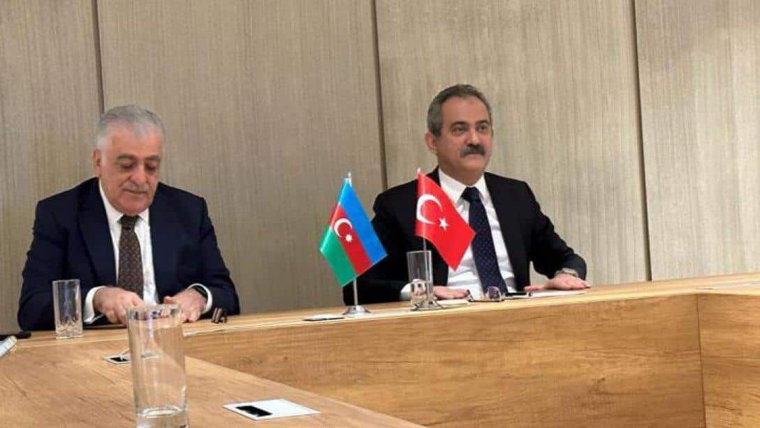MINISTER OZER MEETS WITH THE PRESIDENT OF AZERBAIJAN ALIYEV