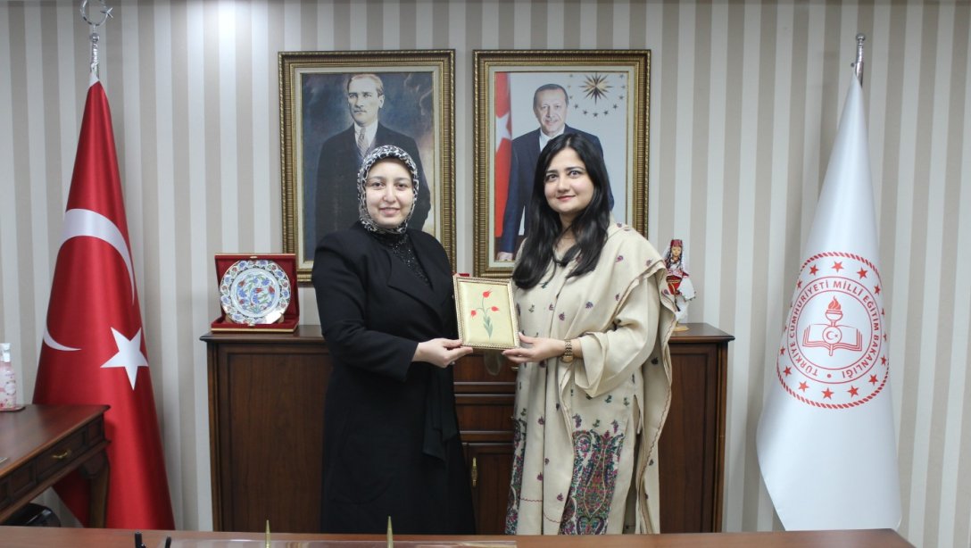 DIRECTOR GENERAL KORKMAZ RECEIVED THE CULTURAL ATTACHÉ OF THE EMBASSY OF PAKISTAN IN ANKARA