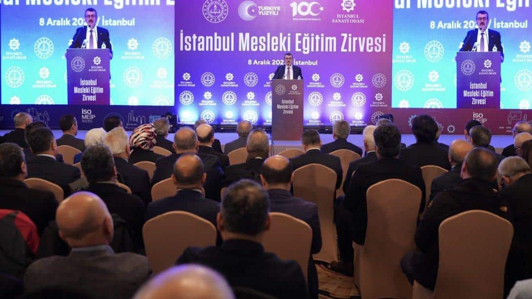 MINISTER YUSUF TEKİN ATTENDS THE ISTANBUL VOCATIONAL EDUCATION SUMMIT