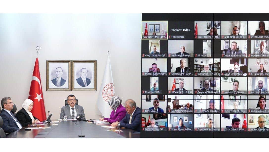 MINISTER TEKİN MEETS WITH EDUCATION CONSULTANTS AND ATTACHÉS