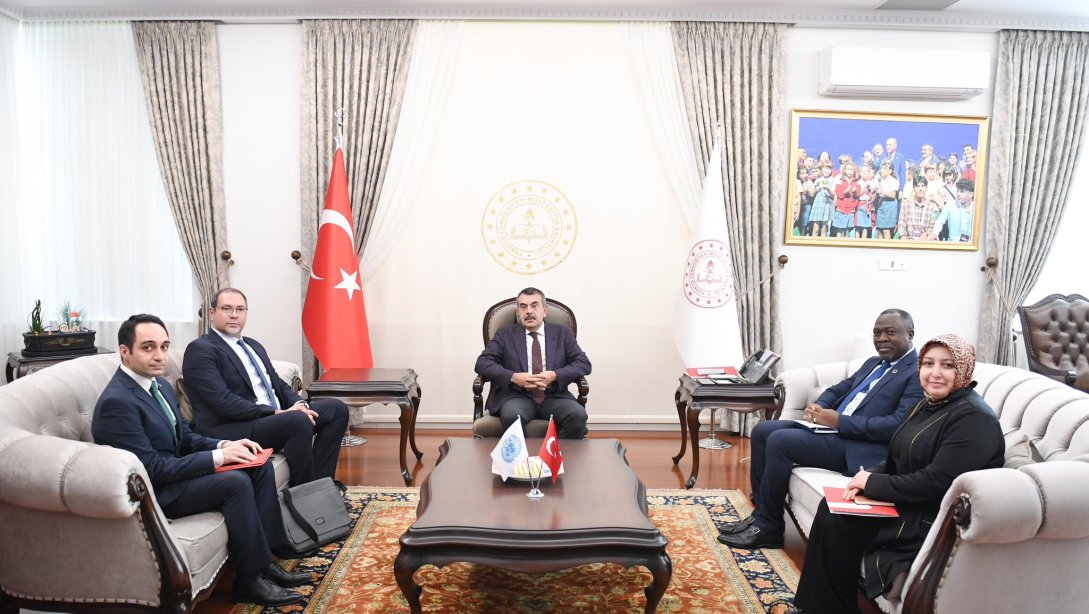 MINISTER TEKİN RECEIVED UNITED NATIONS RESIDENT COORDINATOR IN TÜRKİYE