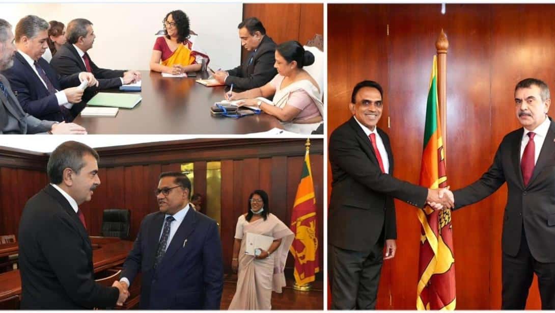 MINISTER TEKİN ENGAGES IN DIPLOMATIC MEETINGS IN SRI LANKA